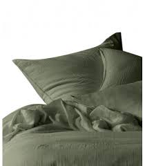 Livraison gratuite prix total : Housse De Couette Dili En Gaze De Coton Lave 12 Coloris Harmony
