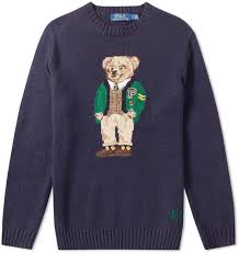 polo ralph lauren yale bear intarsia knit polo ralph lauren preppy mens fashion ralph lauren
