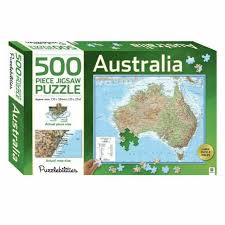 Free daily jigsaw puzzles online. Hinkler Australia Map Jigsaw Puzzle 500 Pieces For Sale Online Ebay