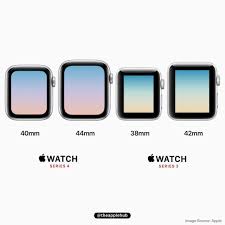 Size Comparison Between Apple Watch Series 4 And Series 3 Apple Applewatch Applehub Apple Watch Series Apple Watch Size Comparison Apple Watch Fashion