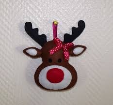 Decoration De Noel Tete De Rennes Accessoires De Maison Par Anna Creations44 Decoration Noel Noel Idee Deco Noel