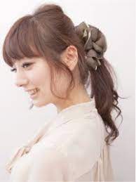 バナナクリップで簡単ヘアアレンジ好印象ポニーテー motto cutte モットキュットプラス ナチュラルヘアスタイル 簡単 ヘアアレンジ 髪型
