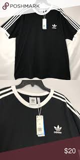 Black And White Adidas Shirts Adidas Men S 3 Strip Tee Shirt Black 2xl Nwt Nwt Black Shirt Adidas Men Tee Shirts
