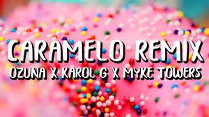 Esa boquita tan dulce, sabor a caramelo ella es un ángel pero si la tienta' e' caliente fuego siempre en alta, no necesita vuelo y a nadie le cuenta cómo es que la. Ozuna X Karol G X Myke Towers Caramelo Remix Letra Lyrics Youtube
