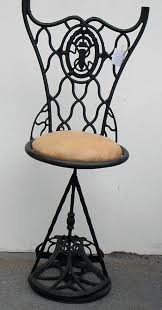 Chair Made From Antique Singer Sewing Machine Parts Sewing Machine Treadle Sewing Machines Sewing Machine Tables