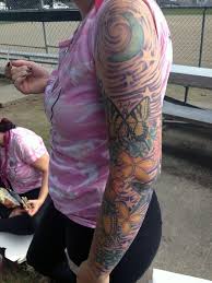 Traditional shade for the ribbon in the basic 150 pinks and it is pretty easy to recreate this shape and color in the tattoo. Pink Ink A Purple Ribbon For Pancreatic Cancer My Pink Ink