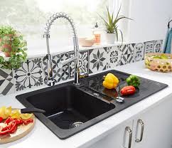 Evier Noir Arber A Encastrer Mitigeur De Cuisine Bilbrough Cooke Lewis Castorama