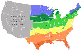 This map was created to show the new hardiness zones. Butterfly Host Plants With Vincent Gardens