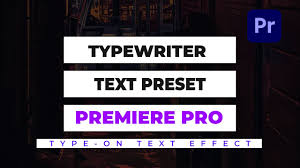 One of the best ways to get text to move, is to animate it when it comes into the screen. Typewriter Text Effect Presets For Adobe Premiere Pro Motion Graphics Template