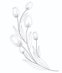 Remember to show little children the greens for the leaves and background and fan out a selection of reds, yellows, pinks and purples for the flowers. 3 Free Tulip Coloring Pages To Print Freebie Finding Mom