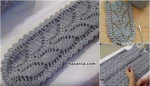 uzun motifleri birlesimi ile tam anlatimli kadin yelegi nazarca com orgu baby knitting patterns tig isi semasi