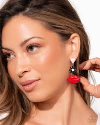 SNEAK PEEK: Say it with a kiss—these lip earrings speak volumes. 💋💬  #Multi #Post #Earrings #PaparazziAccessories