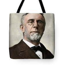 Portrait Of Henry Oscar Houghton (1823-1895), American Printer And  Publisher, Founder Of Houghton Mifflin Company, A Publishing House For  Education And Technology, And For Young Readers Beach Towel by American  School -