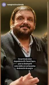 Tristeza en la comunidad de Hemoterapia del Hospital Vicente López por la  muerte de un médico muy querido