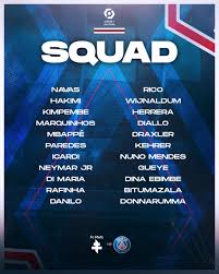 Accede a toda la información, resultados y muchas más estadísticas del psg al minuto. Paris Saint Germain On Twitter The Parisian Squad For Tonight S Game Fcmpsg Https T Co Hsycfxpn8q Twitter