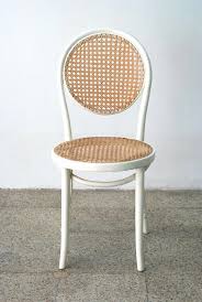 Thonet Bentwood Chair In White With Caned Seat And Back Whitedinningchairs Indoor Chairs Bentwood Chairs Scandinavian Dining Chairs