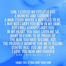 Maybe you would like to learn more about one of these? 10 Best Mother And Son Quotes Son Quotes Mother Quotes Birthday Quotes For Him