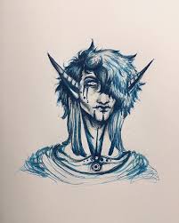 Always Give Him Credit For Trying Withinhell Ink Illustration Realistic Pen Pencil Pastel Art Anime Aesthetic Sketch Surreal Doodle Drawing Grung