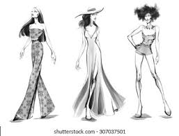 #fashion #fashion illustration #fashion sketches #watercolor #fashion sketch #art #fashion illustrator #rupauls drag race #drag queen #drag race. Fashion Sketches Stock Illustration 307037501