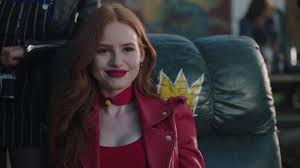 Madelaine petsch riverdale funny riverdale cast madison iseman cherry blooms cheryl blossom riverdale riverdale aesthetic betty cooper bobby brown. The Jacket In Red Leather Maje Worn By Cheryl Blossom Madelaine Petsch In Riverdale S03e03 Spotern