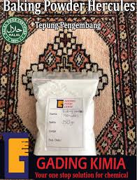 It can be composed of a number of materials, but usually contains baking soda (sodium bicarbonate, nahco3), cream of tartar (potassium bitartrate, c4h5ko6), and cornstarch. Jual Baking Powder Hercules Jakarta Utara Gading Kimia Tokopedia