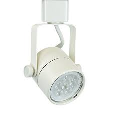 Direct Lighting 50154l White Gu10 Led Track Lighting Head With 7 5w Led Bulb Bulbs Fittings Ideas Led Track Lighting Direct Lighting Track Lighting Heads