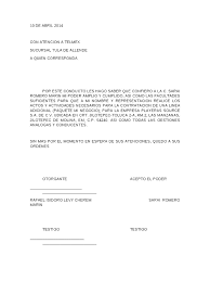 La alineación de la fecha y el asunto será a la derecha, y el resto del documento justificado. Carta Poder Telmex
