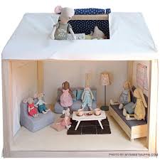 Maileg Family House With Furniture Meubles Maison De Poupee Poupee Diy Maison De Poupee