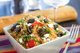 Serve hot with onion rings. Roasted Eggplant Couscous Salad Global Village Space