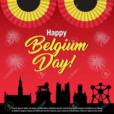 Ook de lichamelijke overblijfselen van de vermoorde oud. Belgie Nationale Feestdag Banner Royalty Vrije Cliparts Vectoren En Stock Illustratie Image 82264642