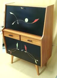 Sekretar Schreibtisch Schreibschrank 60er Retro Midcentury Space Age Rar Ebay 50er Jahre Mobel Schreibtisch Retro