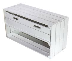 Diy mobel selber bauen seite 6. Neue Holzkisten Breites Schuhregal Mit Schublade 74 5x40x31 Cm Schone Stapelbare Obstkiste Als Ablage Sideboard