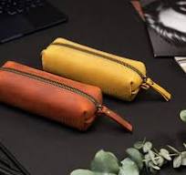 Personalized Leather Pencil Case