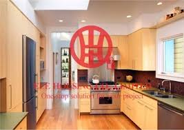 customized modern laminated wood grain