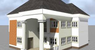 Duplex house plan with affordable building budget. Simple Nigeria House Plan 4 Bedroom Duplex