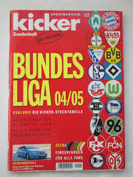 Kicker sonderhefte bundesliga ab 1973 bis 2019. Kicker Sportmagazin Sonderheft Bundesliga 2004 05 Buch Gebraucht Kaufen A01gqyyc01zzo
