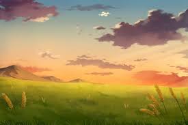Download sunset background sky stock vectors. Afternoon Sunset Sky Clouds Anime Background Anime Background Sky Anime Anime Scenery Wallpaper