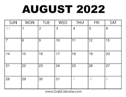 printable august 2022 calendar
