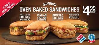 Sandwiches In Review Domino S New Oven Baked Sandwiches Sandwichtalk
