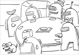 Free, printable coloring pages for adults that are not only fun but extremely relaxing. Among Us Coloring Page To Print Coloringbay