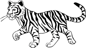 Your tiger stock images are ready. Black And White Tiger Clipart Clip Art Library Clipartix