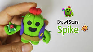 How To Make Brawl Stars Spike Clay Tutorial Diy Clay Tutorials Star Cakes Brawl