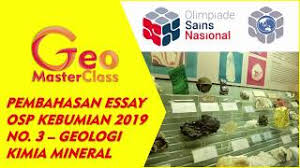 Apabila ada pertanyaan terkait osk 2019 atau seleksi osp 2019 dan osn 2019 dapat ditanyakan di kolom komentar di bawah ini. Pembahasan Soal Essay Olimpiade Sains Nasional Provinsi Osn P 2019 Bidang Kebumian Geosains No 3 Youtube