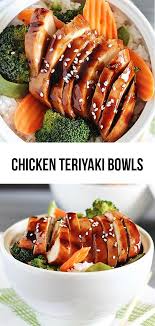 Easy Baked Teriyaki Chicken Bowl I Heart Naptime Recipe Baked Teriyaki Chicken Teriyaki Chicken Bowl Chicken Bowl Recipe