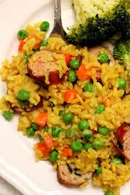 Instant Pot Brown Rice Pilaf With Chicken Sausage 365 Days Of Slow Cooking And Pressure Cooking Recipe Chicken Sausage Recipes Brown Rice Recipes Pilaf Recipes