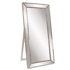Howard Elliot Collection Titus Mirrored Standing Floor Mirror Standing Mirror Floor Mirror Rectangular Mirror