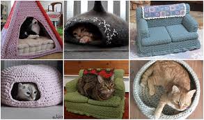 This would make a great crochet bowl or crochet bas. A Perfect Cat Bed And Nest Crochet Patterns