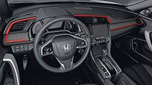 Trim Out Your Interior With Some Color Available In Rallye Red Energy Green Vivid Sky Blue And Berlin Honda Civic Hatchback Honda Civic Interior Honda Civic