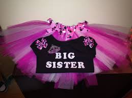 Here are some ideas we think are perfect for baby. Big Sister Outfit That I Made For My Daughter For Her Baby Sister S Baby Shower Big Sister Outfits Girl Outfits Jungle Baby Shower