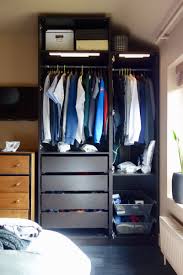 For an integrated wardrobe that blends seamlessly into a room, sliding doors are a practical choice. My Ikea Pax Hack The Nude Bedroom Update Making Spaces